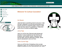 Tablet Screenshot of curiouscurandera.com